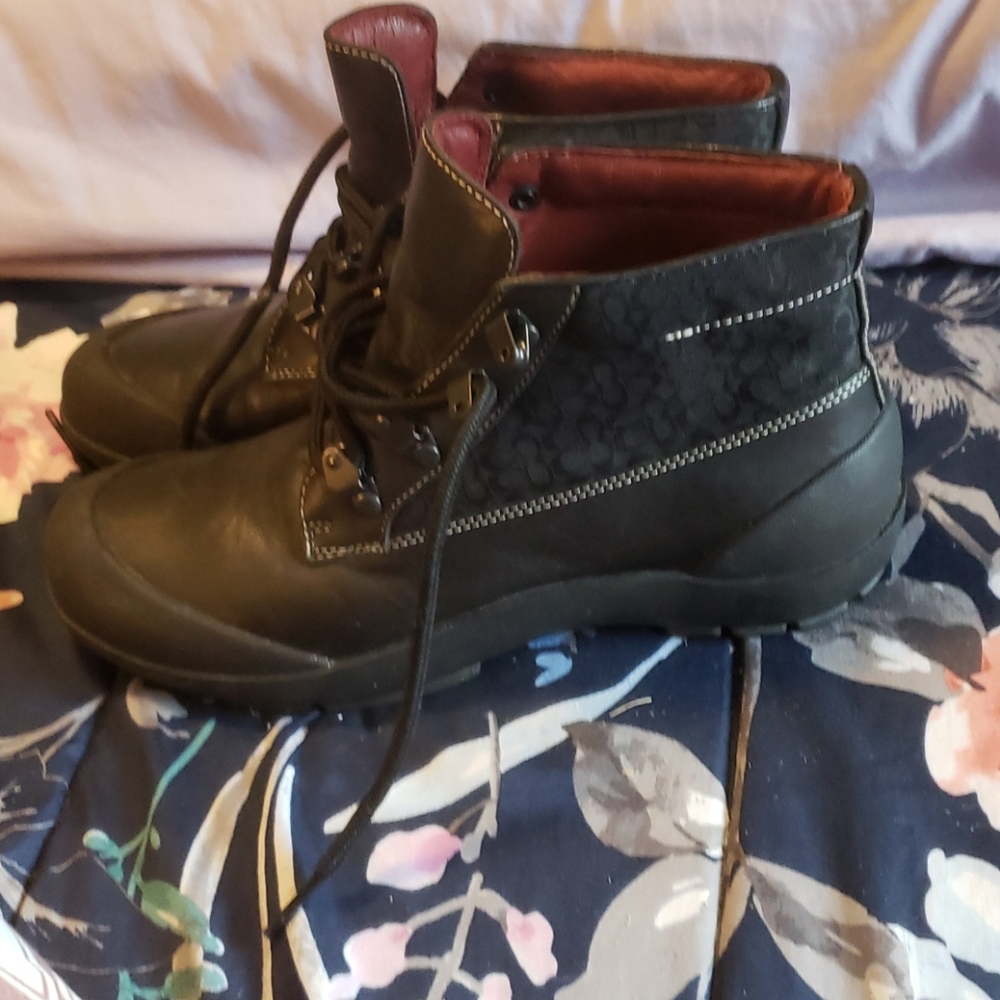 Coach rain boots